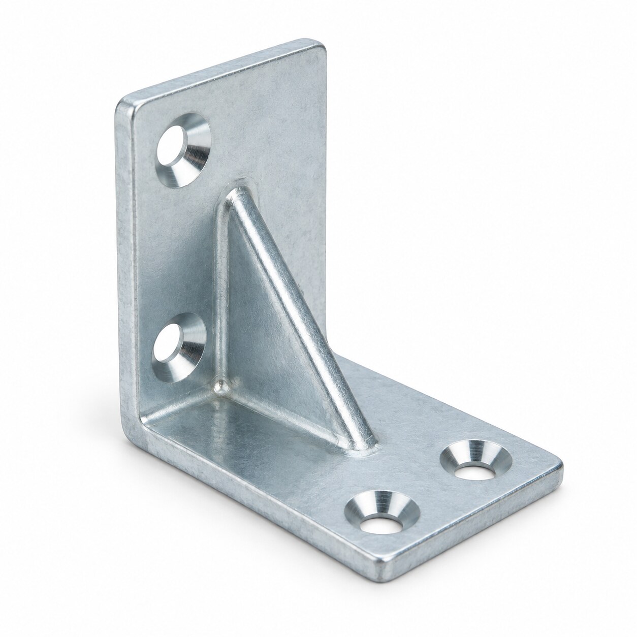 Zinc reinforced L bracket
