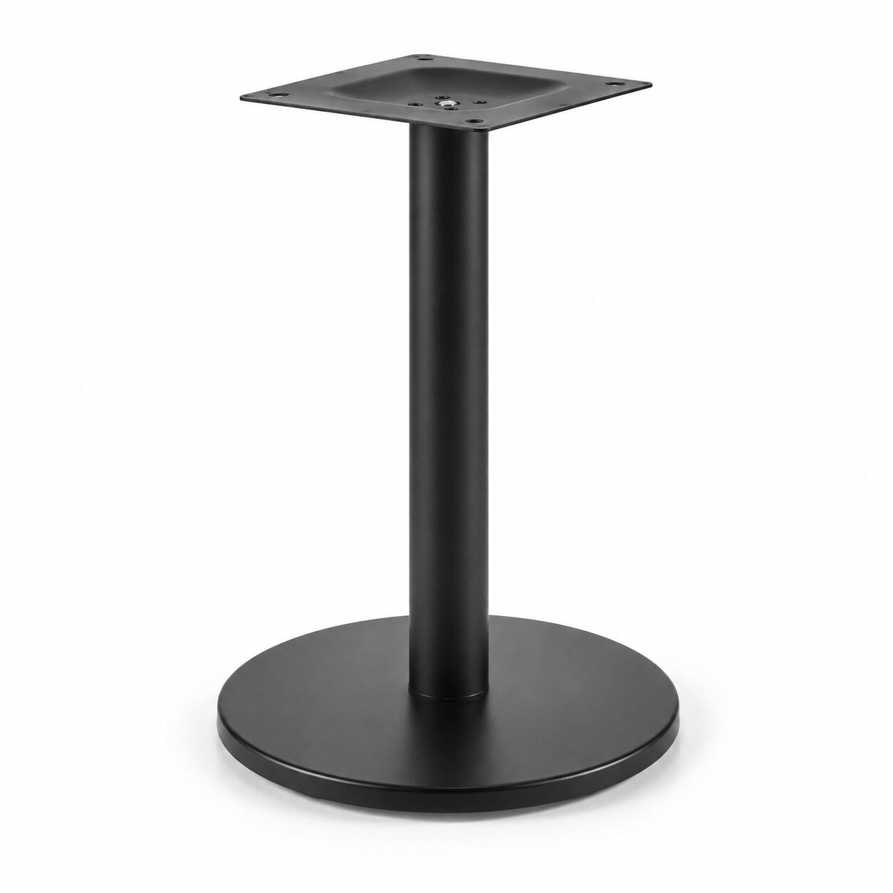Round pedestal table base