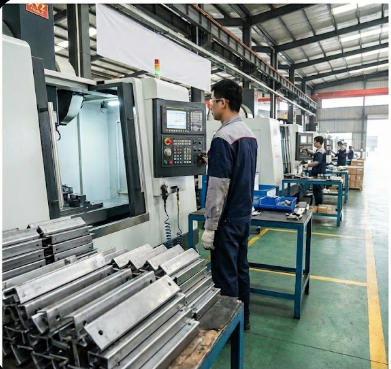 Metal components in machining
